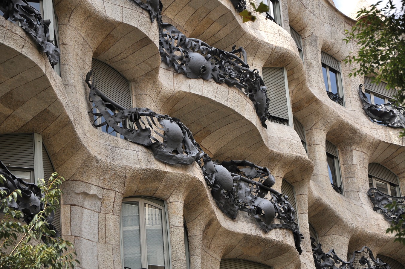 Gaudí neuznává rovné plochy